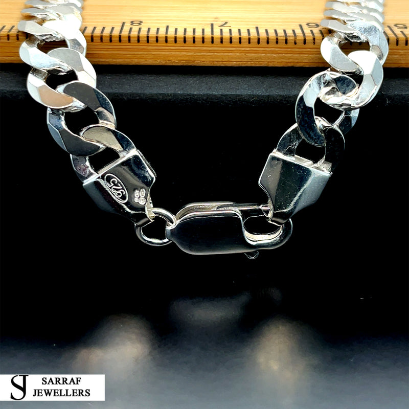 Silver g1163 Curb Necklace