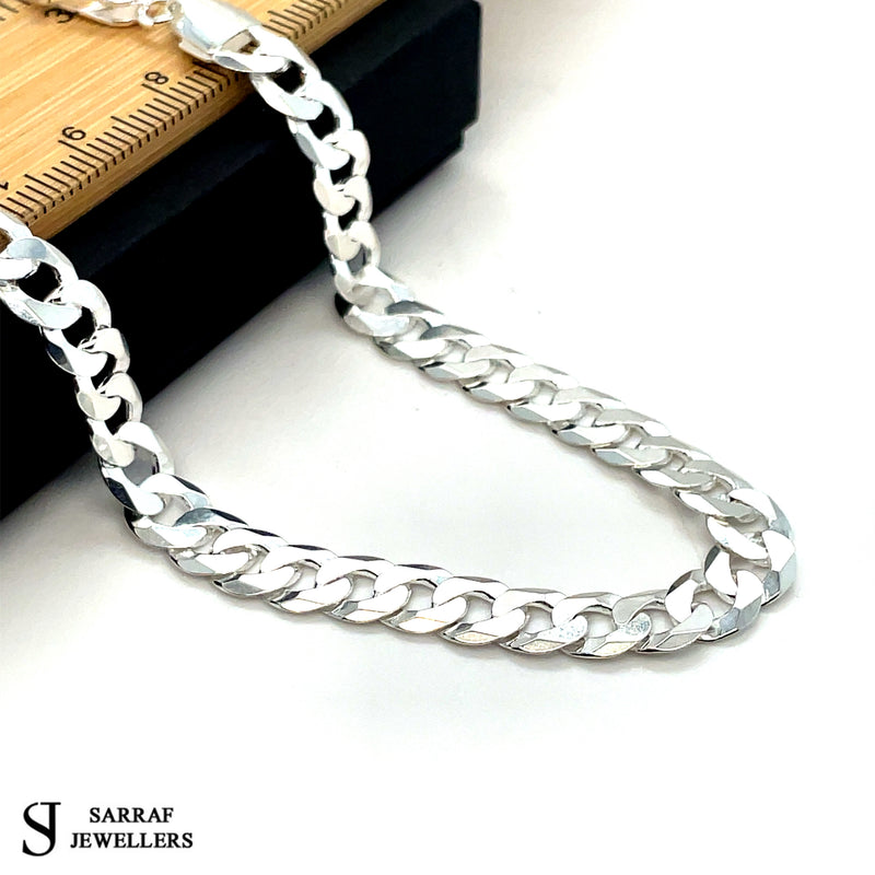 Silver g1163 Curb Necklace