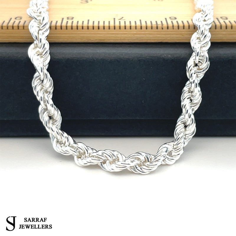 silver rope chain g1268