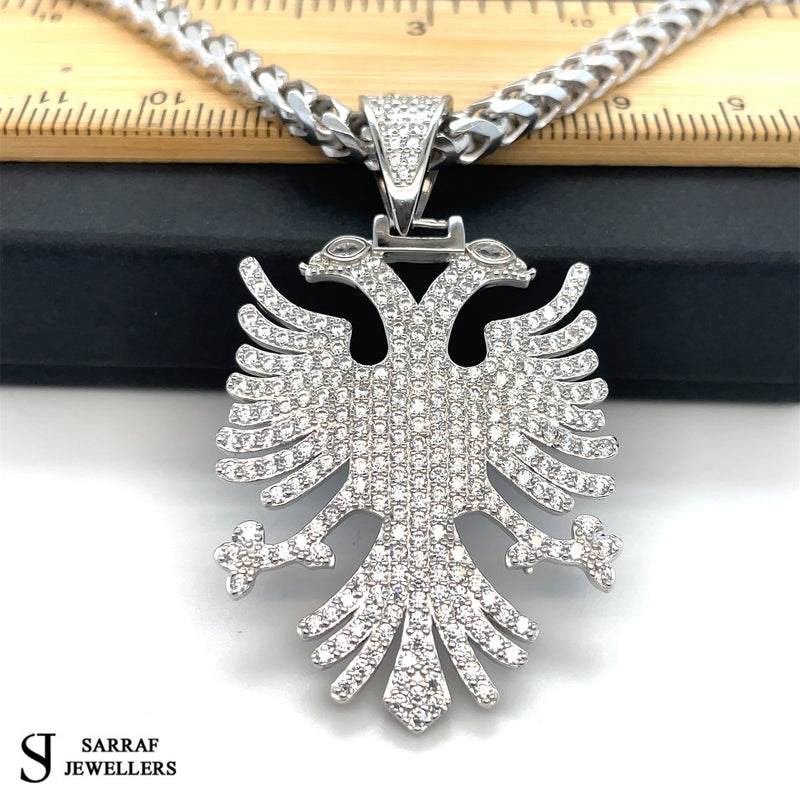 Silver Albanian Pendant + Franco