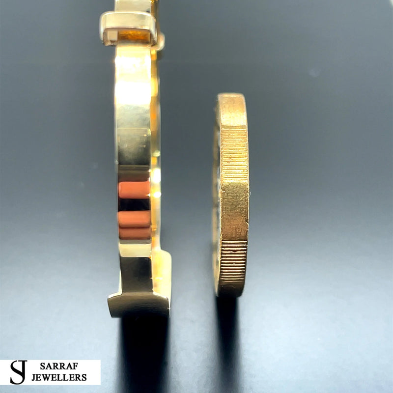 9ct Gold Baby ID Bangle Free Engraving | Shop Online Sarraf Jewellers