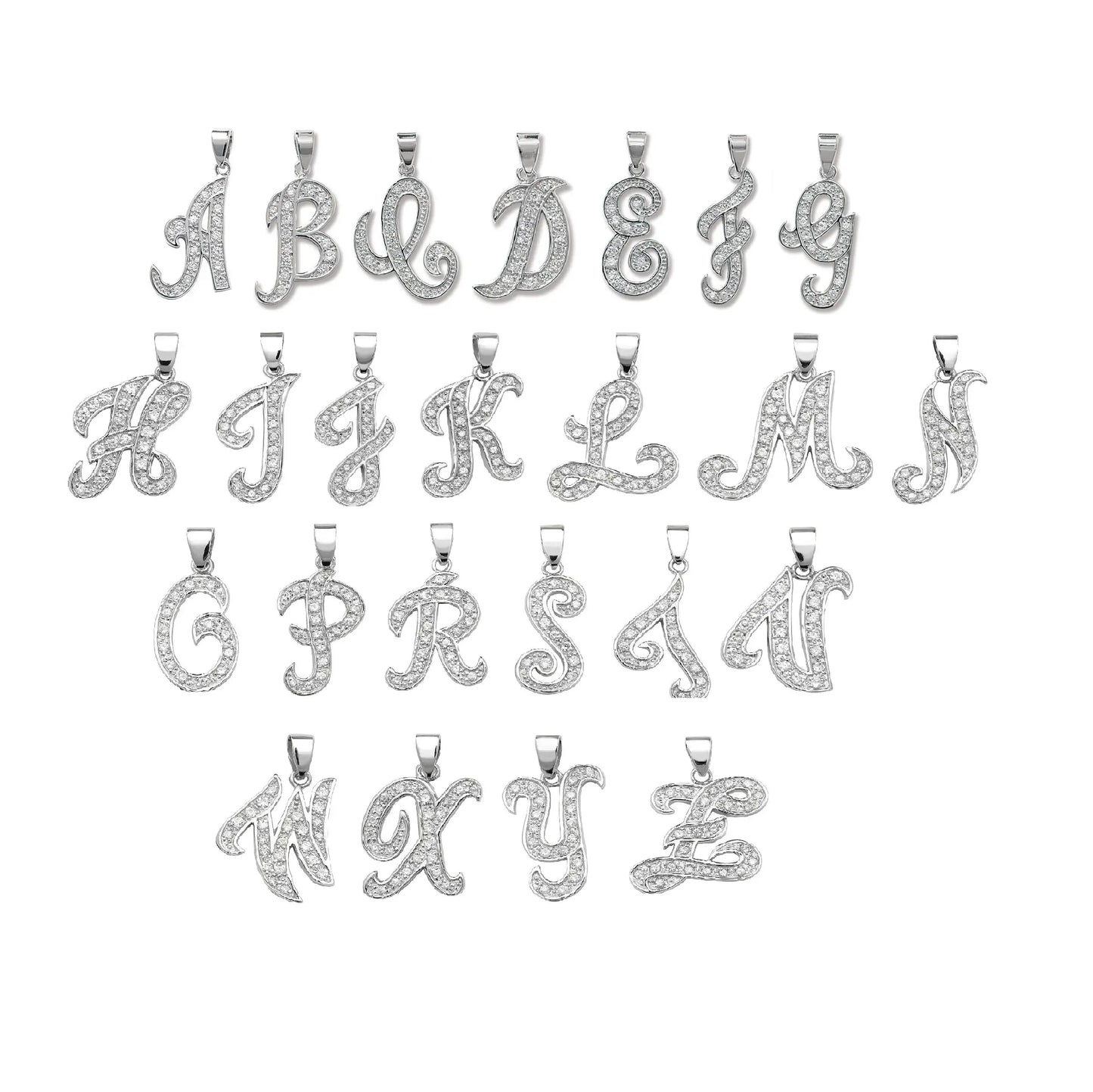 925-sterling-silver-cz-fancy-initial-pendants-or-shop-online-sarraf-jewellers-uk-1 - Sarraf Jewellers