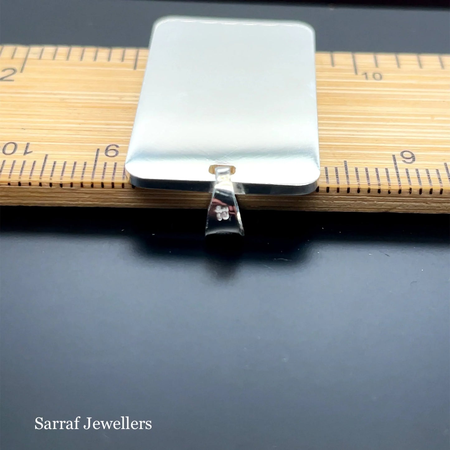 925-sterling-silver-plain-engraveable-rectangle-tags-small-medium-and-large-or-shop-online-sarraf-jewellers-uk-13 - Sarraf Jewellers