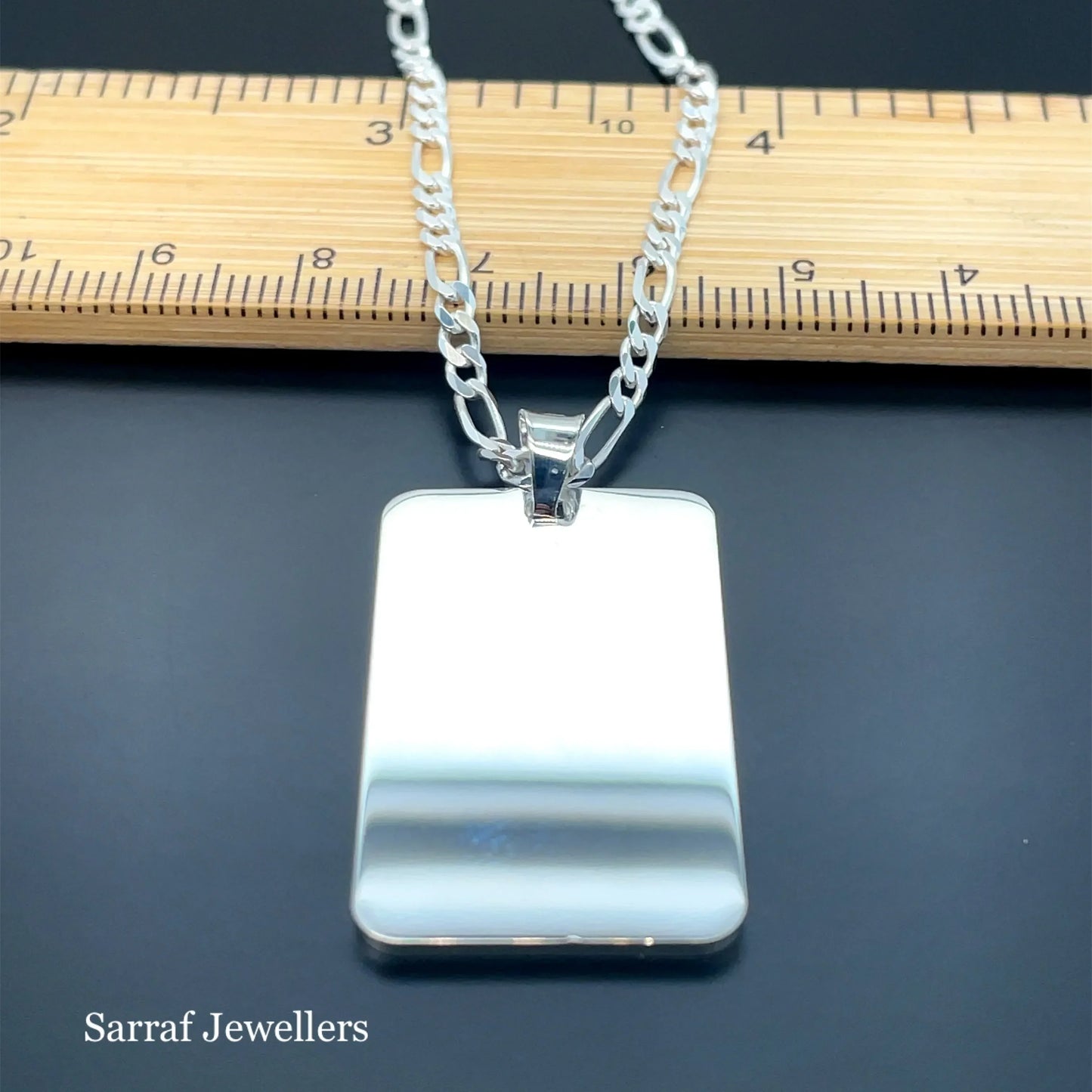 925-sterling-silver-plain-engraveable-rectangle-tags-small-medium-and-large-or-shop-online-sarraf-jewellers-uk-20 - Sarraf Jewellers