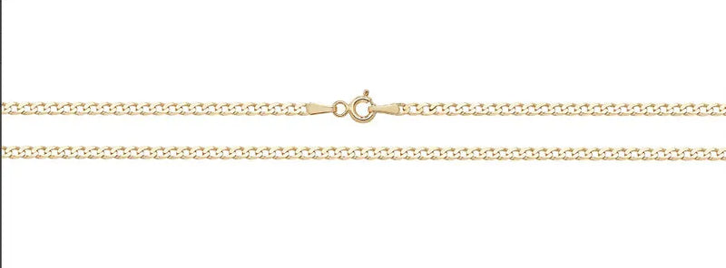 9ct Yellow Gold Curb Bracelet For Women | Shop Online Sarraf Jewellers - Sarraf Jewellers