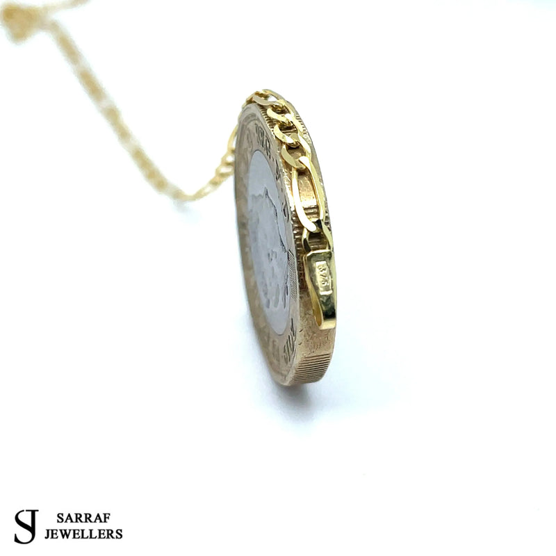 9ct Yellow Gold Figaro Bracelet | Shop Online Sarraf Jewellers UK - Sarraf Jewellers