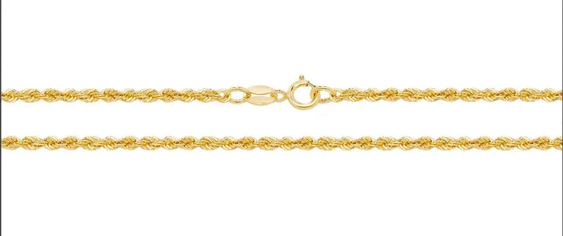 9ct Yellow Gold Rope Bracelet | Shop Online Sarraf Jewellers UK - Sarraf Jewellers
