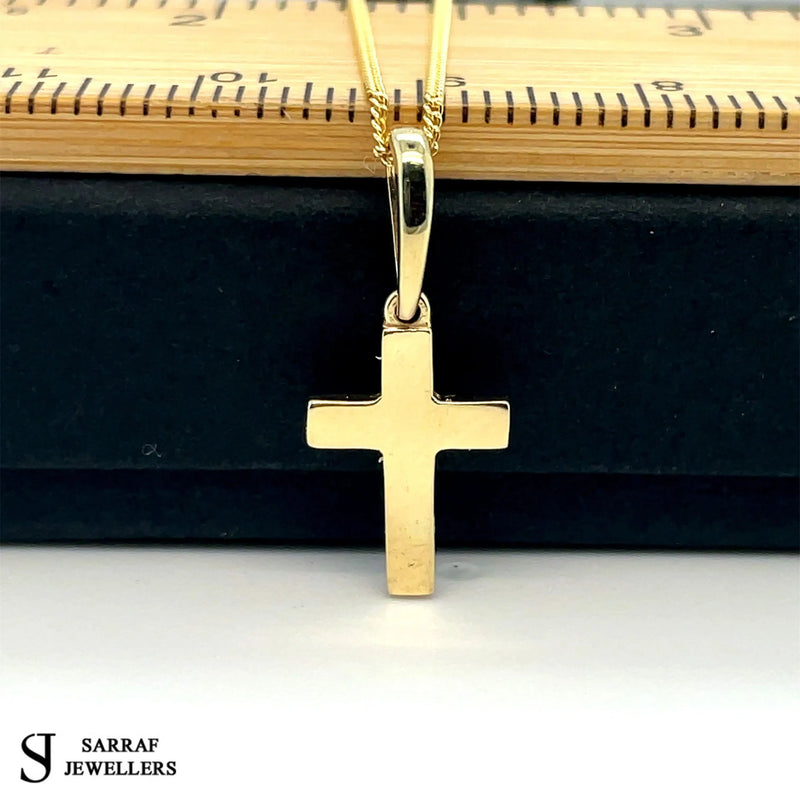 9ct Yellow-White Gold Close Curb Chain | Shop Online Sarraf Jewellers UK - Sarraf Jewellers