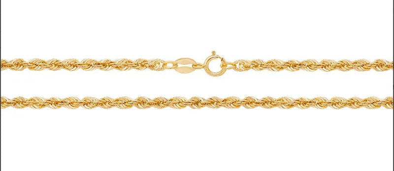 Rope Bracelet 9ct Yellow Gold For Women | Shop Online Sarraf Jewellers - Sarraf Jewellers
