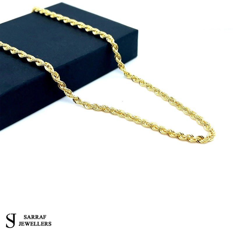 Rope Bracelet 9ct Yellow Gold For Women | Shop Online Sarraf Jewellers - Sarraf Jewellers