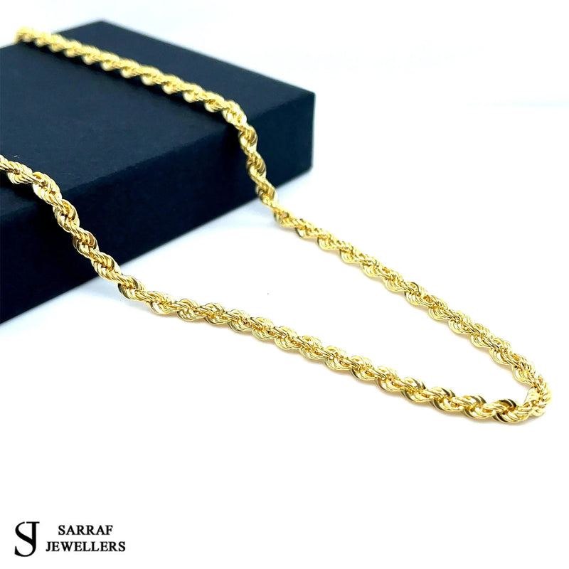 Rope Bracelet 9ct Yellow Gold For Women | Shop Online Sarraf Jewellers - Sarraf Jewellers