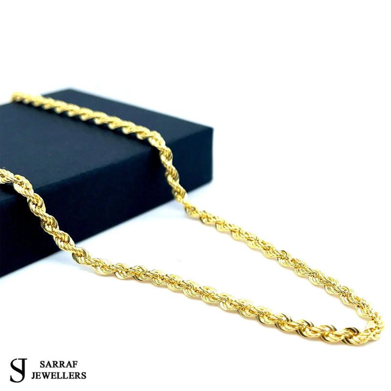 Rope Bracelet 9ct Yellow Gold For Women | Shop Online Sarraf Jewellers - Sarraf Jewellers