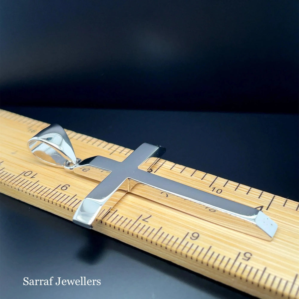 925 Sterling Silver Solid Cross Heavy Hallmarked | Sarraf Jewellers UK