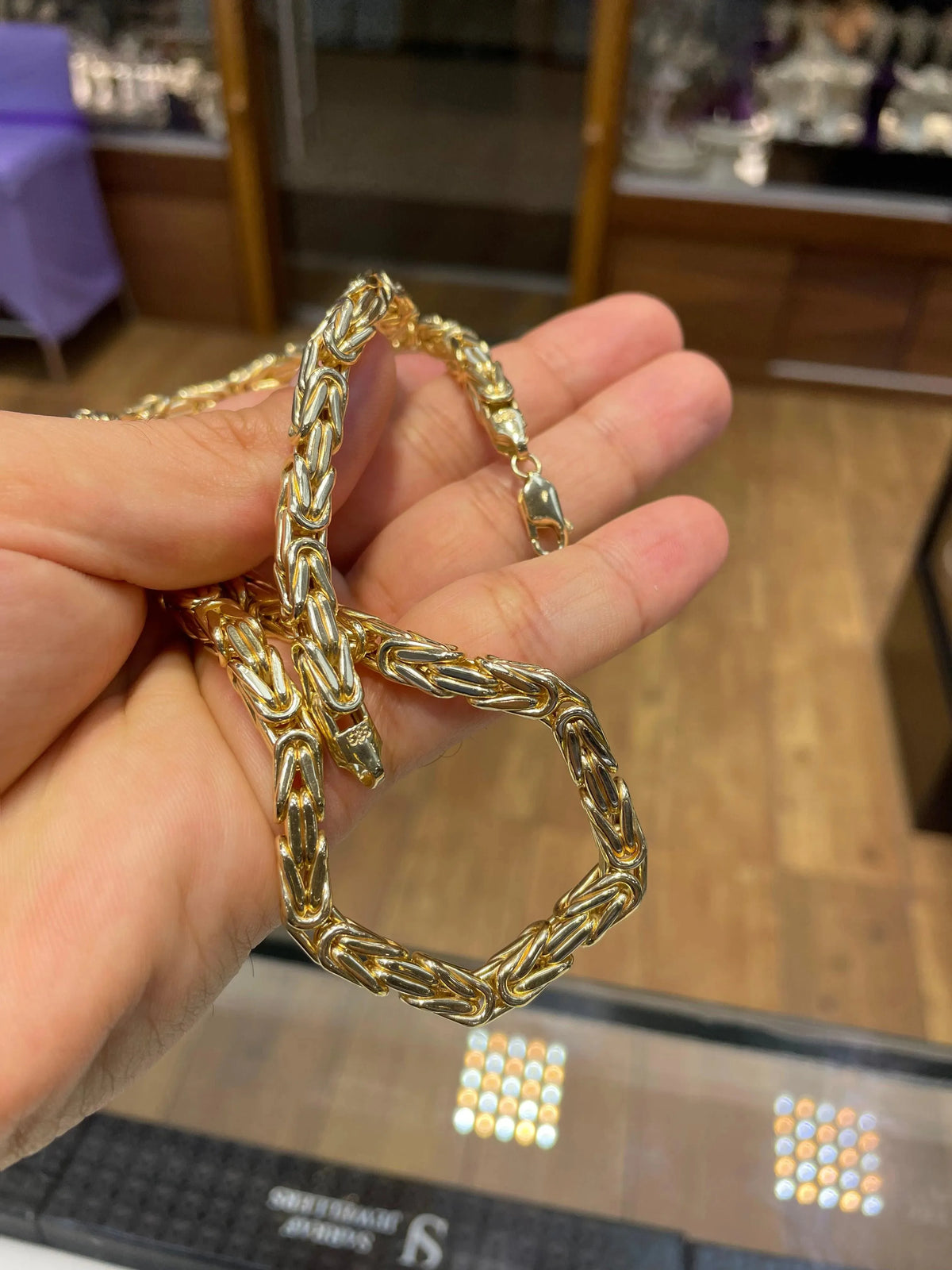 Mens solid gold chains cheap on sale