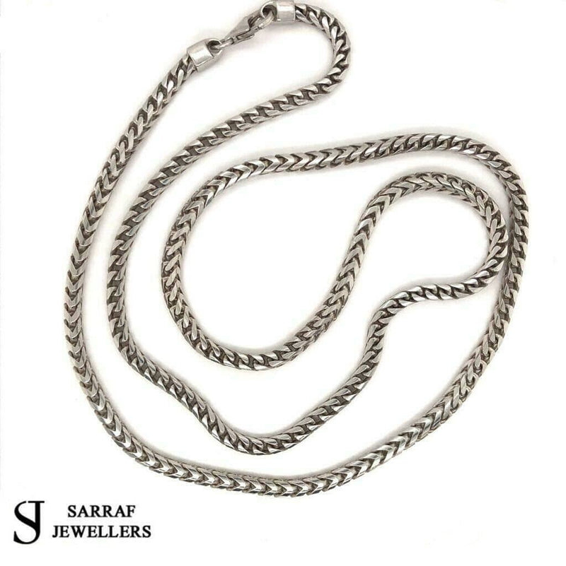 FRANCO CHAIN BRACELET 925 Sterling Genuine Silver Solid Mens Brand New All Size - Sarraf Jewellers