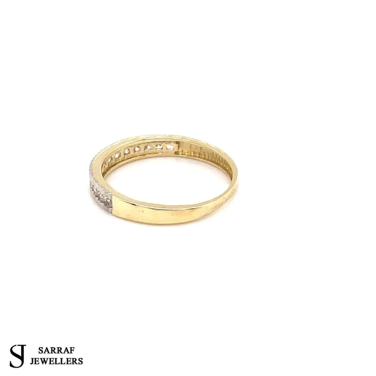9ct-yellow-gold-cz-design-simulated-diamond-ring-uk-hallmarked-or-shop-online-sarraf-jewellers-uk-4 - Sarraf Jewellers