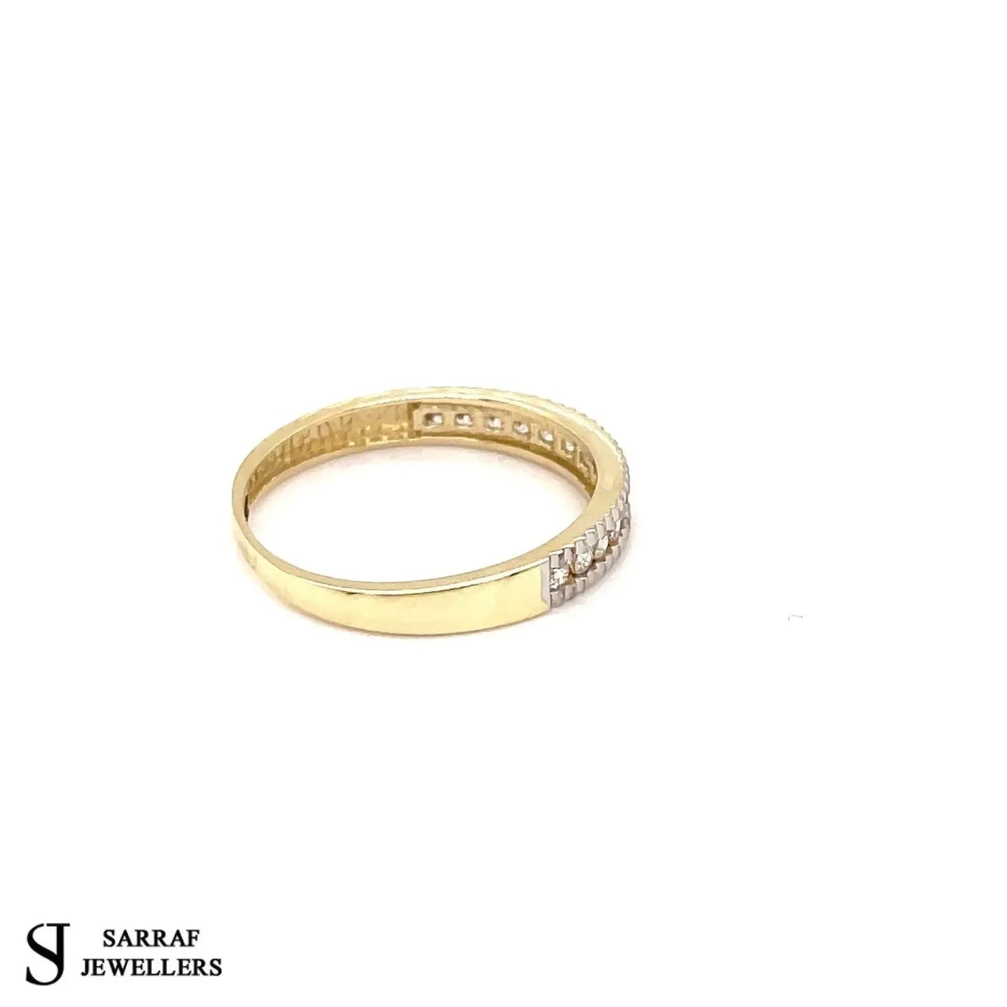 9ct-yellow-gold-cz-design-simulated-diamond-ring-uk-hallmarked-or-shop-online-sarraf-jewellers-uk-6 - Sarraf Jewellers