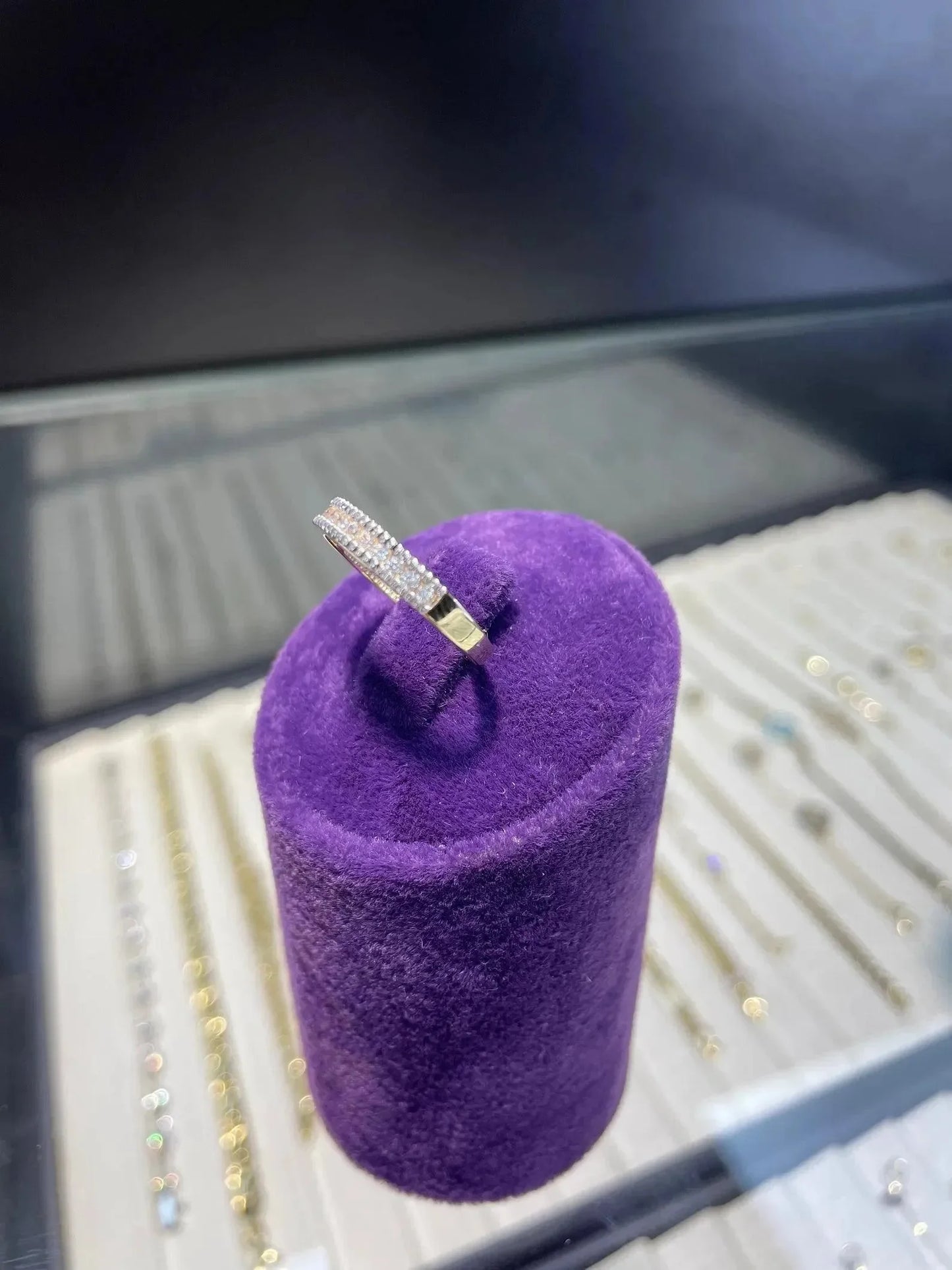 9ct-yellow-gold-cz-design-simulated-diamond-ring-uk-hallmarked-or-shop-online-sarraf-jewellers-uk-8 - Sarraf Jewellers