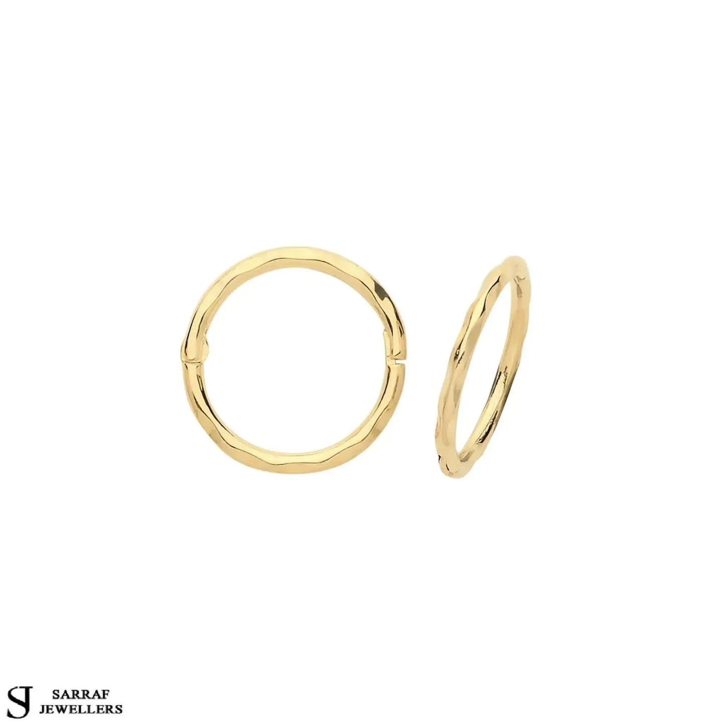 9ct-yellow-gold-plain-hinged-hoop-earring-15mm-uk-hallmarked-or-shop-online-sarraf-jewellers-uk-11 - Sarraf Jewellers