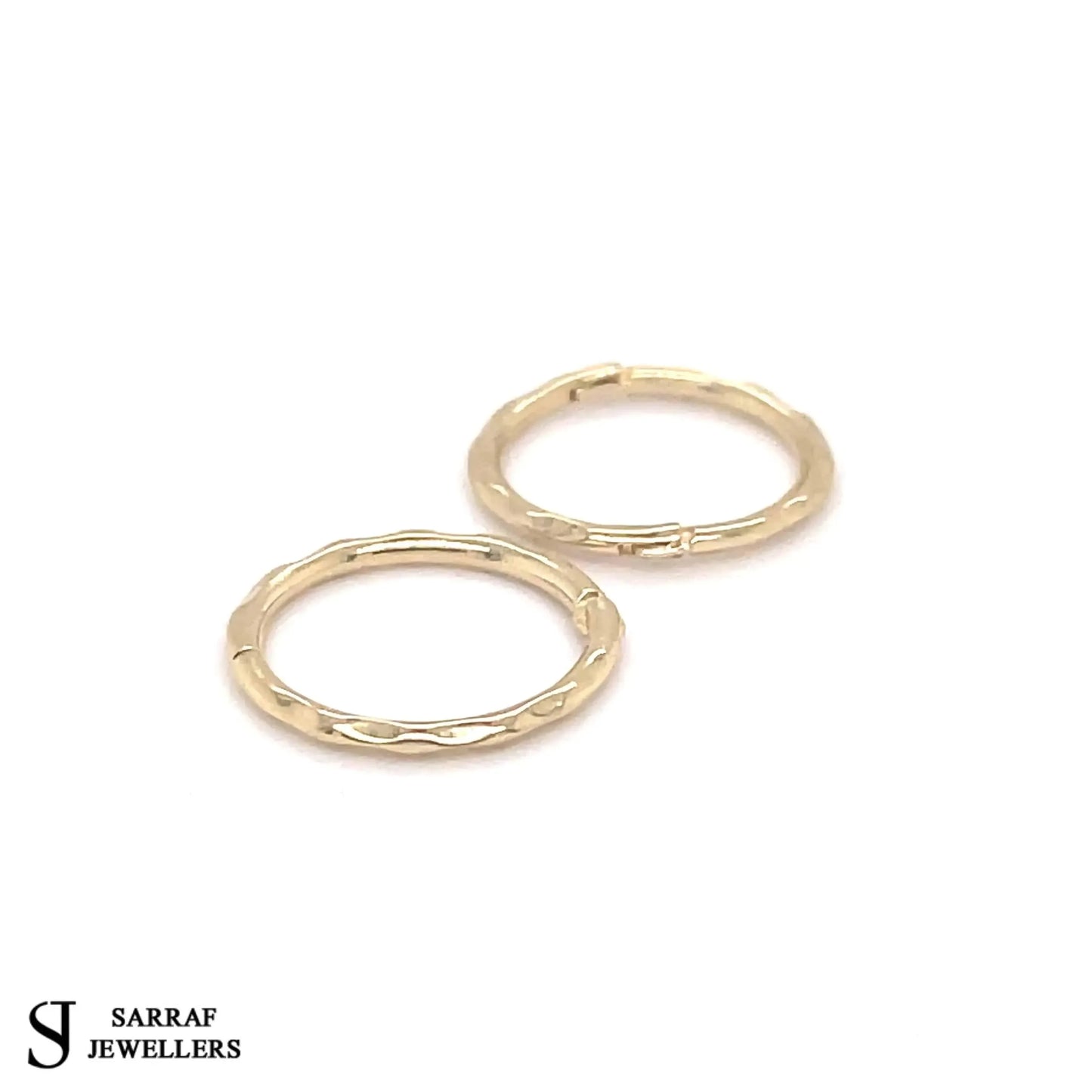 9ct-yellow-gold-plain-hinged-hoop-earring-15mm-uk-hallmarked-or-shop-online-sarraf-jewellers-uk-9 - Sarraf Jewellers