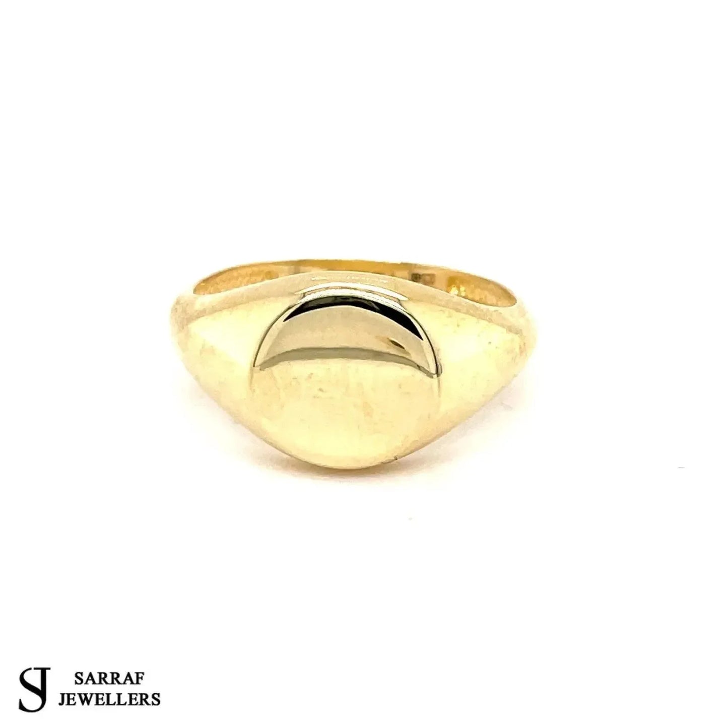 9ct-yellow-gold-round-signet-ring-10mm-uk-hallmarked-or-shop-online-sarraf-jewellers-uk-6 - Sarraf Jewellers