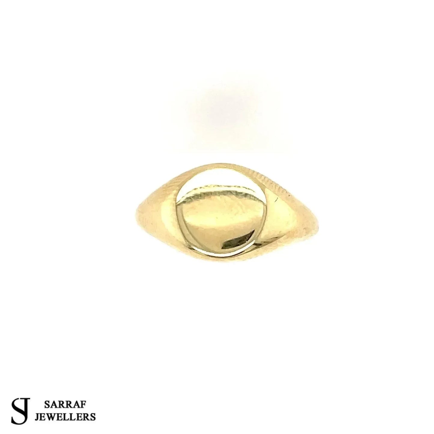 9ct-yellow-gold-round-signet-ring-10mm-uk-hallmarked-or-shop-online-sarraf-jewellers-uk-8 - Sarraf Jewellers