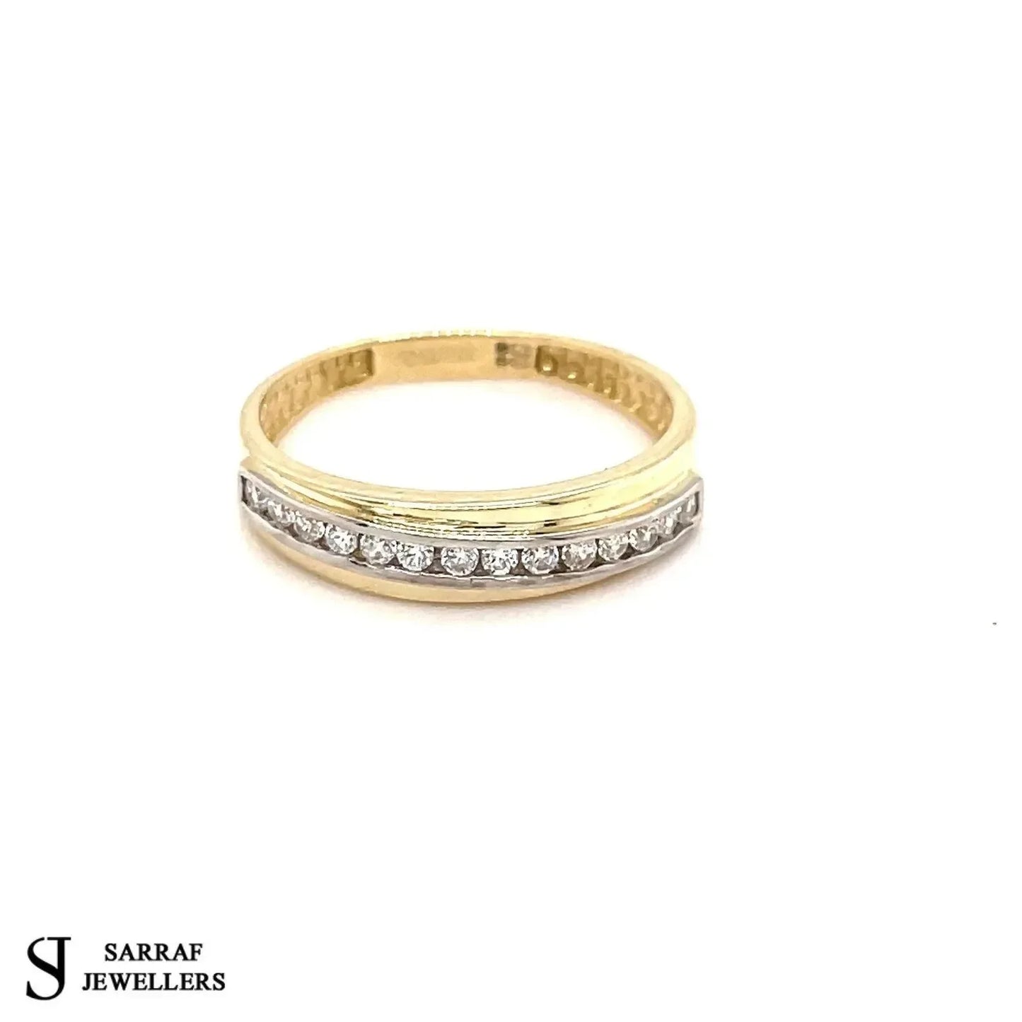 9ct-yellow-gold-simulated-diamond-cz-design-ring-uk-hallmarked-or-shop-online-sarraf-jewellers-uk-1 - Sarraf Jewellers