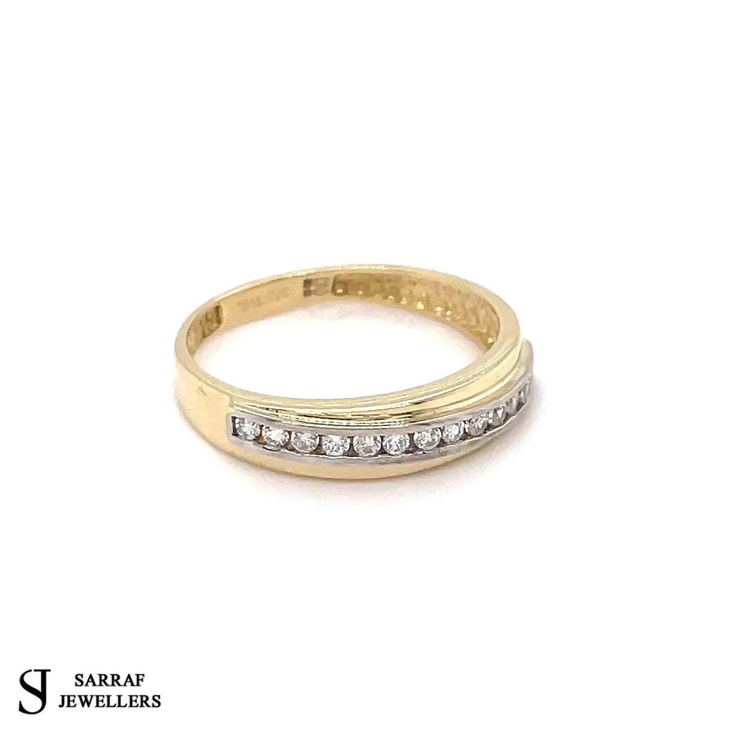 9ct-yellow-gold-simulated-diamond-cz-design-ring-uk-hallmarked-or-shop-online-sarraf-jewellers-uk-2 - Sarraf Jewellers