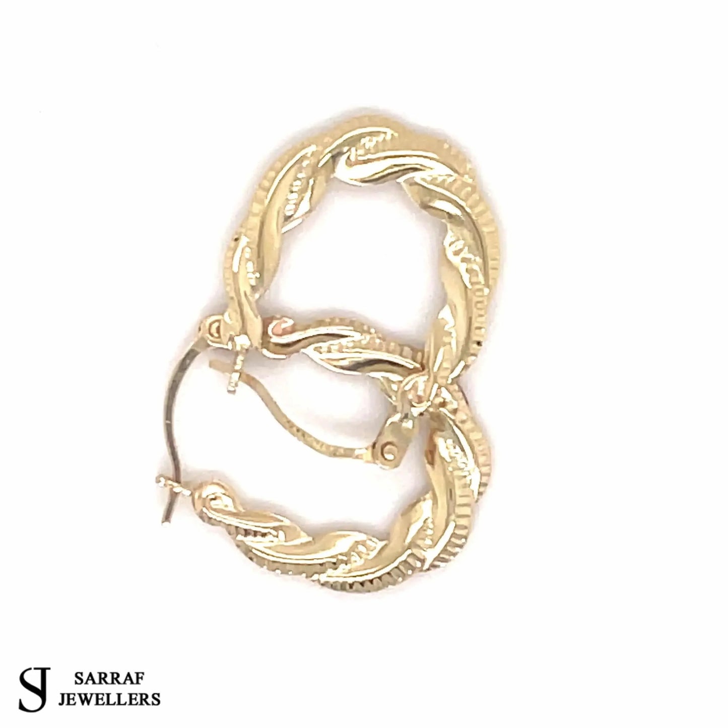 9ct-yellow-gold-twisted-creole-earrings-oval-patterned-design-uk-hallmarked-or-shop-online-sarraf-jewellers-uk-1 - Sarraf Jewellers
