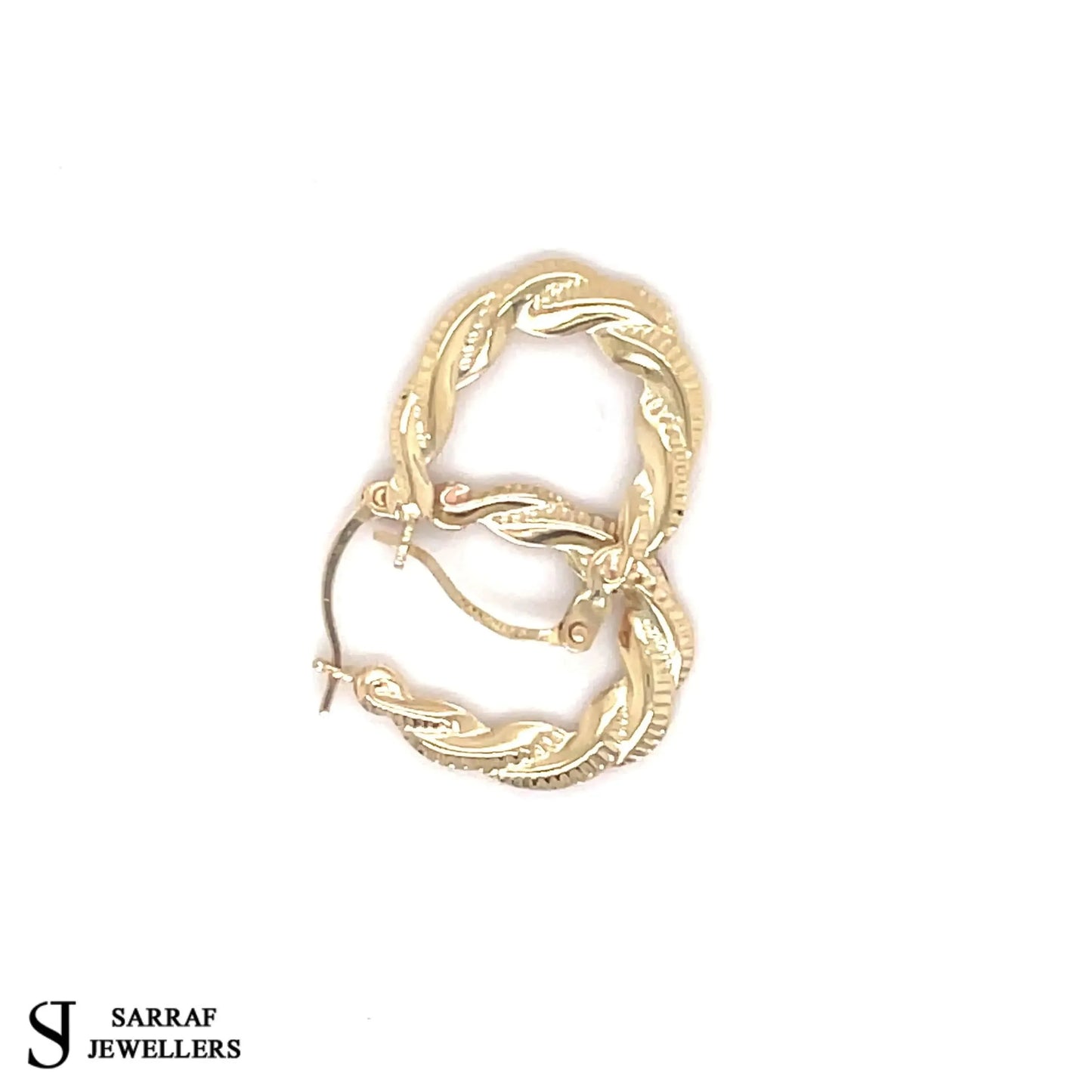 9ct-yellow-gold-twisted-creole-earrings-oval-patterned-design-uk-hallmarked-or-shop-online-sarraf-jewellers-uk-4 - Sarraf Jewellers