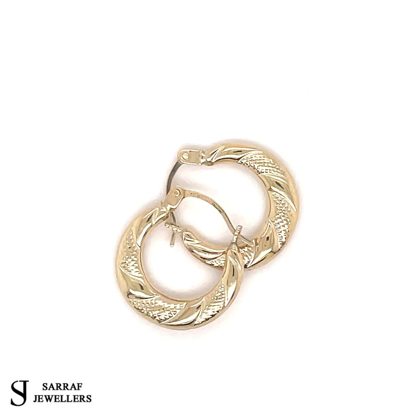 9ct-yellow-gold-victorian-creole-earrings-8mm-uk-hallmarked-or-shop-online-sarraf-jewellers-uk-8 - Sarraf Jewellers