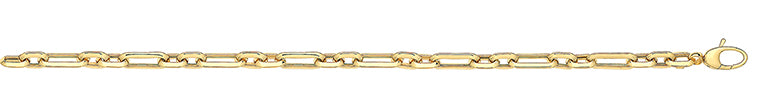 9ct Yellow Gold Fancy Link Necklet & Bracelet Set 18" & 7.5" Brand New - Sarraf Jewellers