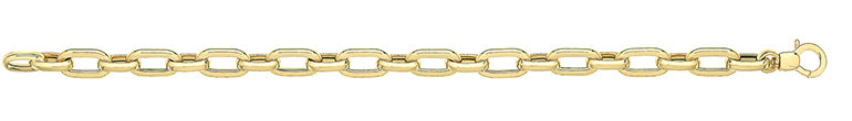 9ct Yellow Gold Unisex Fancy Necklet & Bracelet Set 18" & 7.5" 18.1GR Brand New - Sarraf Jewellers