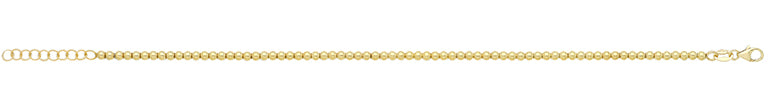 9ct Yellow Gold LADIES Full Beaded Necklet & Bracelet Set 17" & 7" Brand New - Sarraf Jewellers