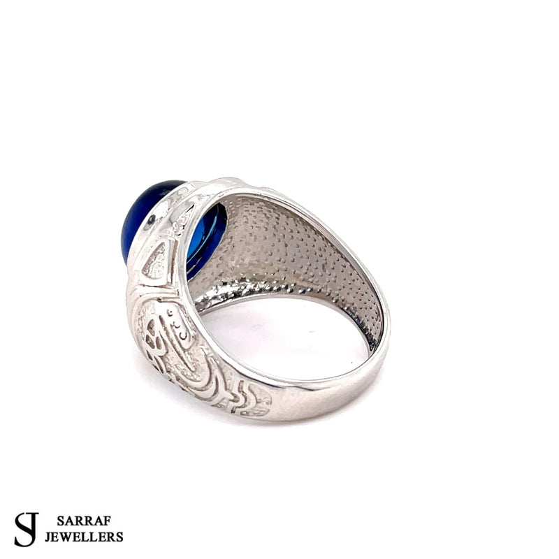 Silver Collage Ring Sterling Silver Men's College Ring, College Class Ring, Boys Oxford University Ring Mens - Sarraf Jewellers
