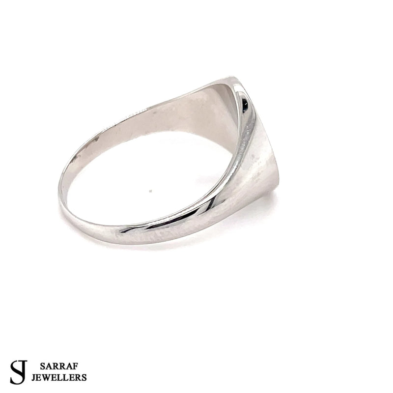Celtic Ring, Celtic Jewelry, Sterling Silver Ring, 925 Sterling Silver Gents Plain Welsh Celtic Feathers Ring- Sarraf Jewellers