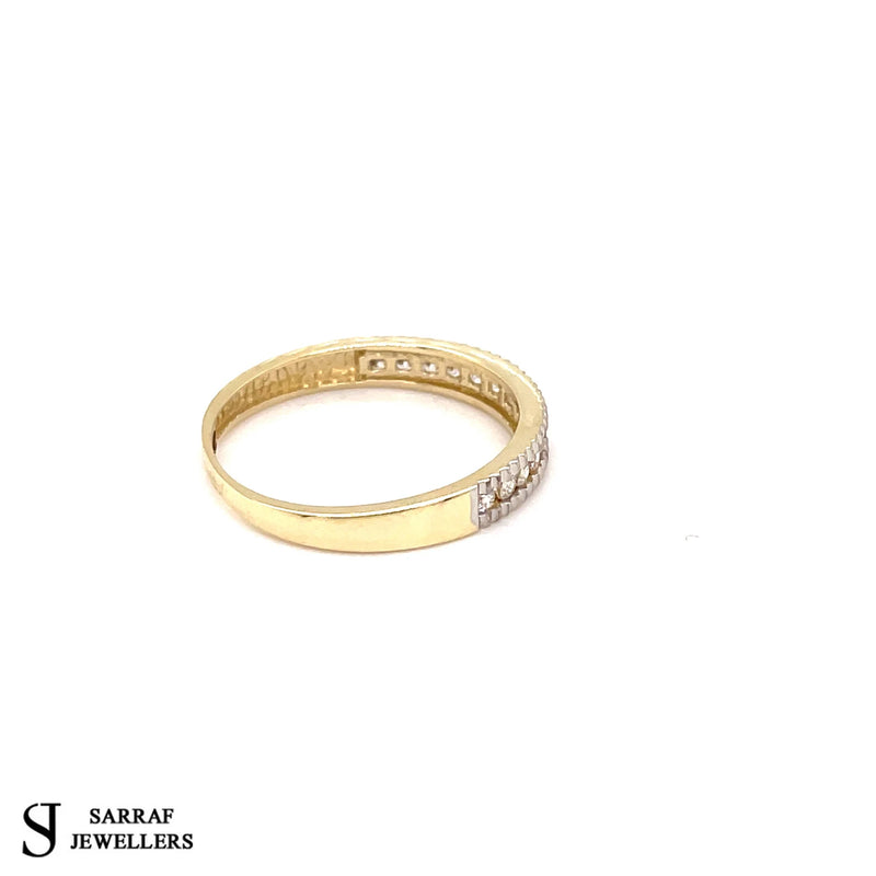 9ct Yellow Gold Ring, Simple Gold Ring, Ladies Gold Ring, Gifts for Girlfriend, Gifts for her, Gifts for Mum - Sarraf Jewellers