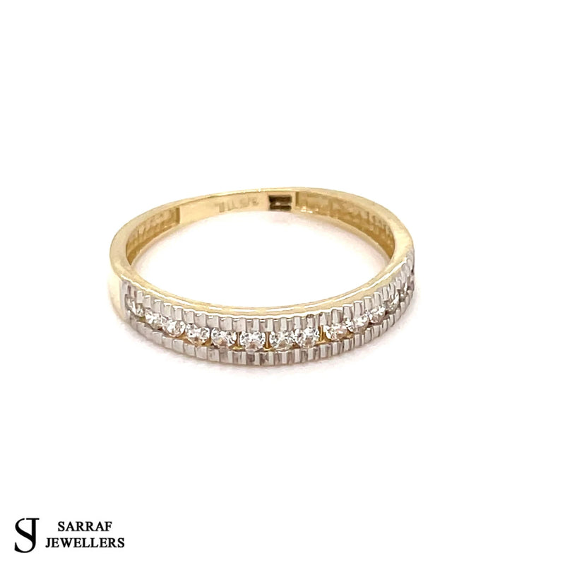 9ct Yellow Gold Ring, Simple Gold Ring, Ladies Gold Ring, Gifts for Girlfriend, Gifts for her, Gifts for Mum - Sarraf Jewellers