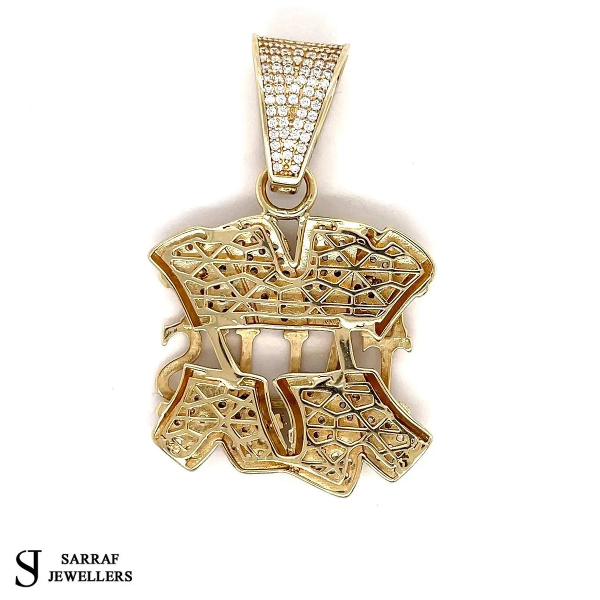 Money Talks Mens Pendant Custom Pendant Gold Pendant Men 9ct Yellow Gold Pendant Shiny Bling Rapper